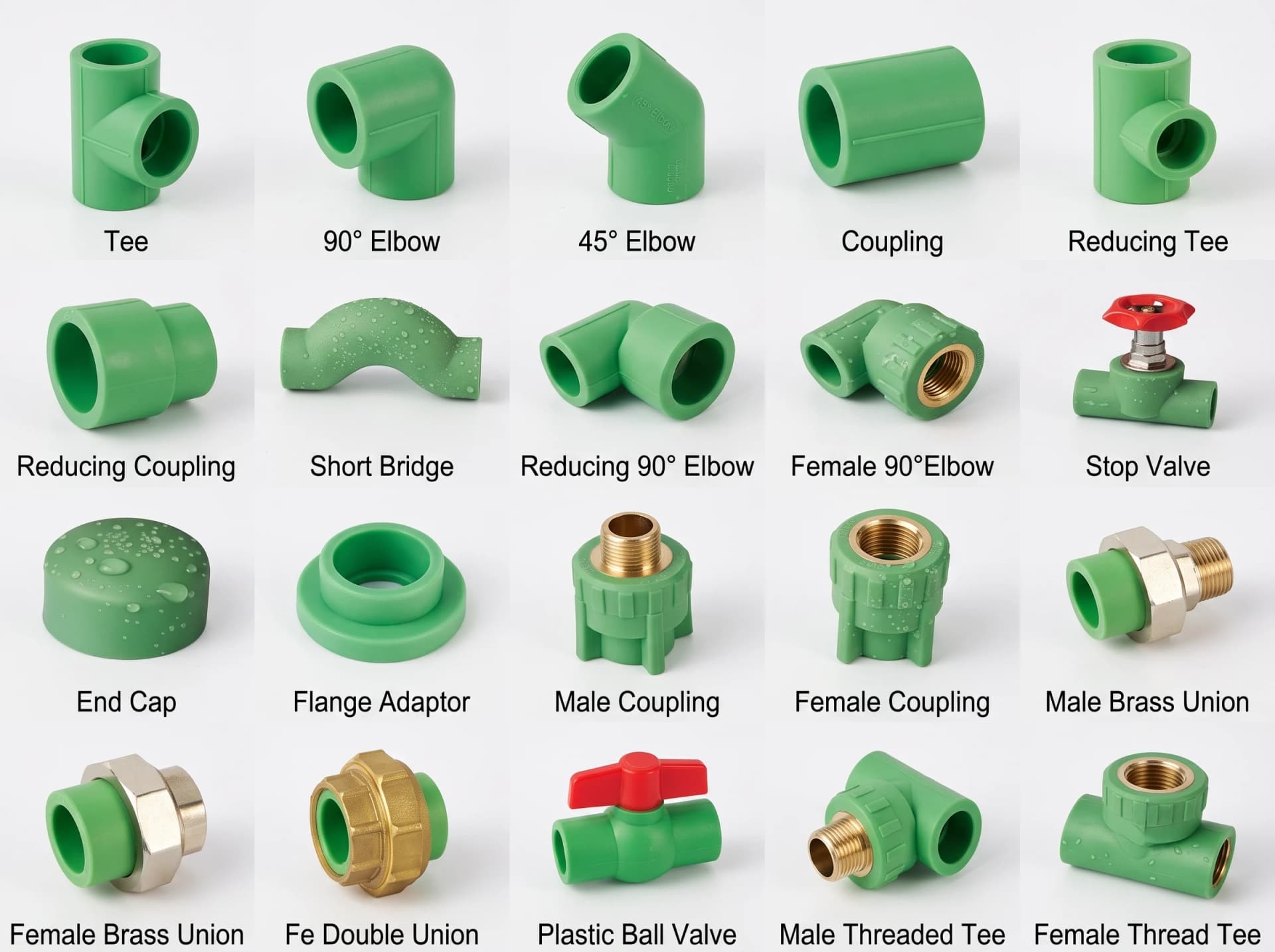 PPR Fittings (Green)